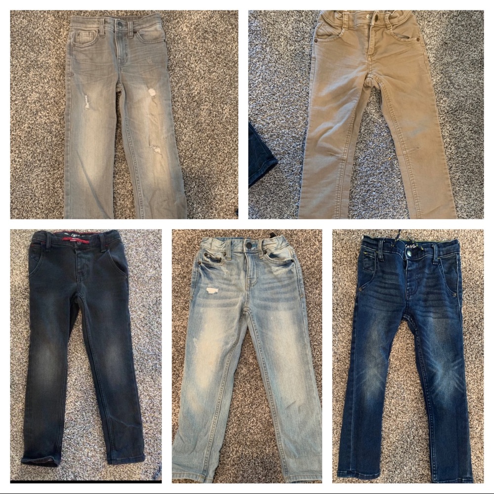 Lot of boys size 5T jeans!